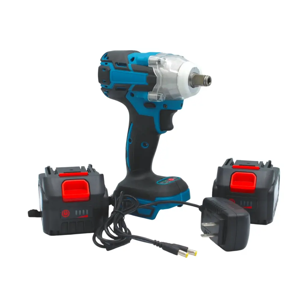 LLAVE IMPACTO  ELECTRICA 1/2  380NM 2 BATERIAS 21V 4AH + CARGADOR / LY-A1020