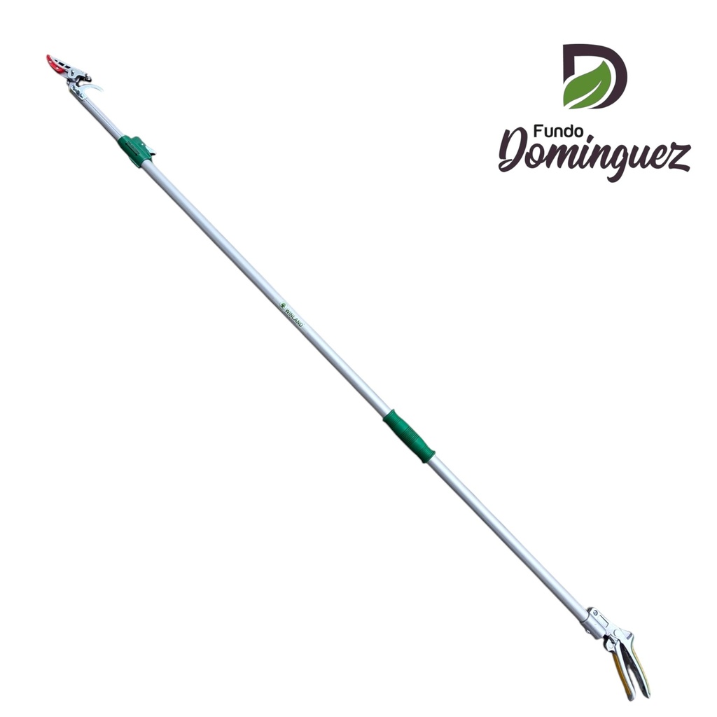 TIJERA VARILLA TELESCOPICA PODAR / COSECHA CLIP AGARRE CAP.CORTE 15MM   (1820-3010MM) WINLAND 3146AH-1