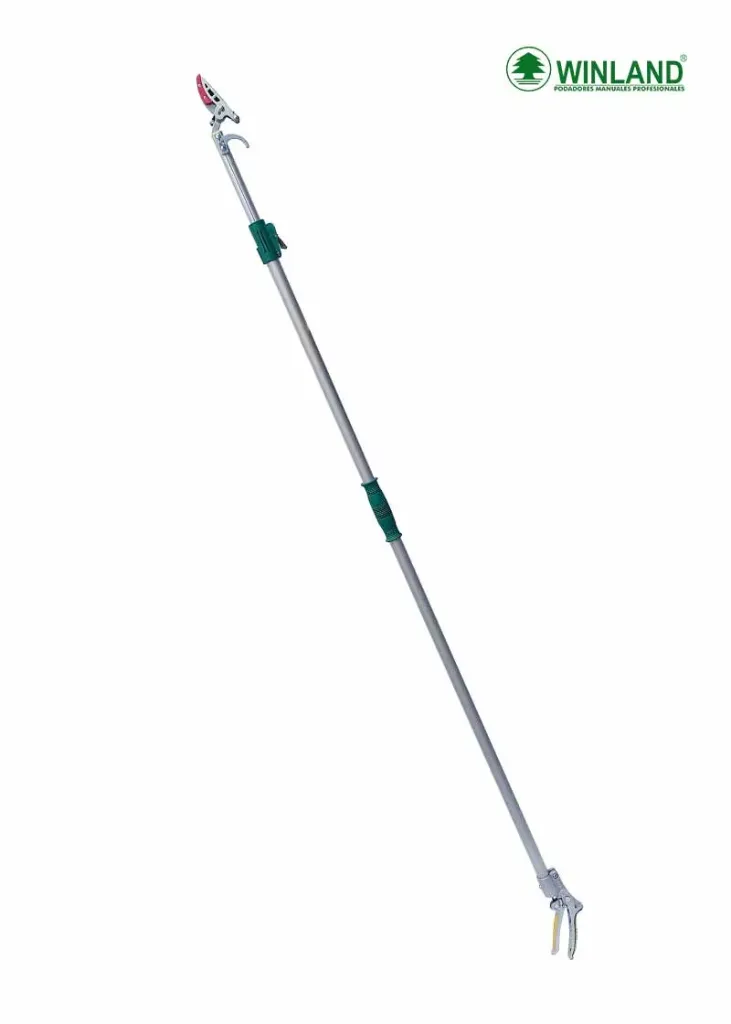 [3146AH-1] TIJERA VARILLA TELESCOPICA PODAR / COSECHA CLIP AGARRE CAP.CORTE 15MM   (1820-3010MM) WINLAND TS002 / 3146AH-1