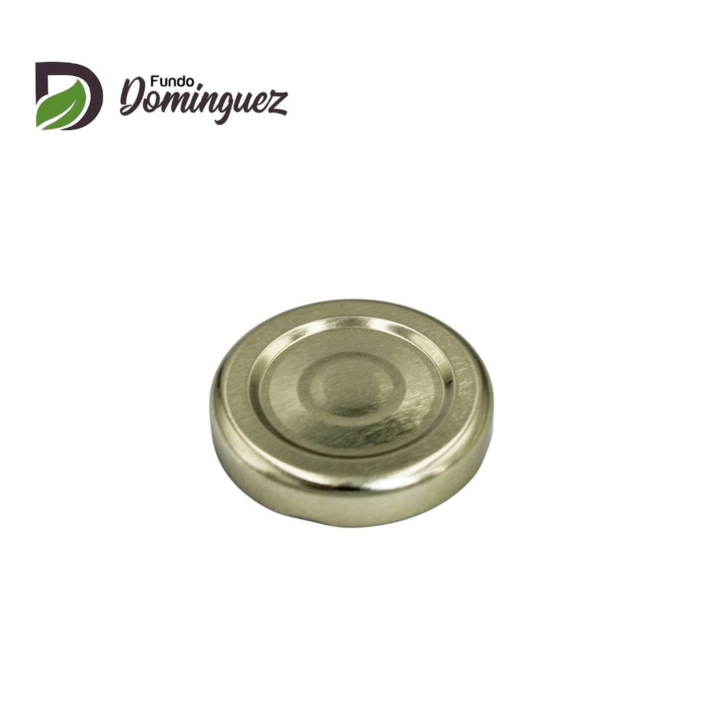 [TTD43] TAPA TWIST OFF DORADO RTB C/B Ø 43 / TTD43