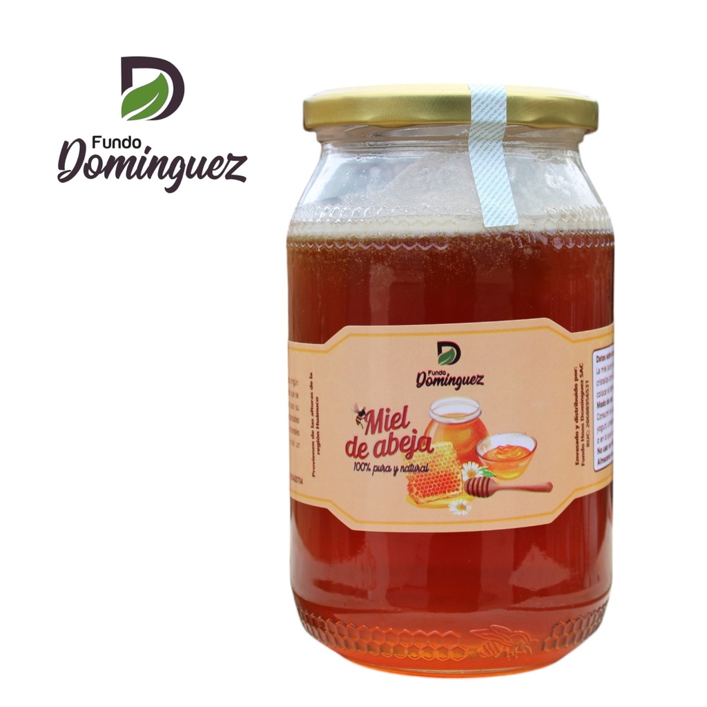 MIEL DE ABEJA 1 KG POTE  VIDRIO / MA02