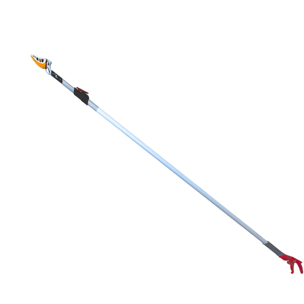 TIJERA VARILLA TELESCOPICA PODADOR / COSECHA CON CLIP AGARE CAP.CORTE 15MM (2400MM-4200MM) / TS001