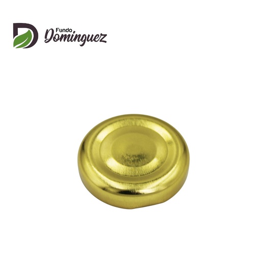 [TTD38] TAPA TWIST OFF DORADO C/B Ø 38 / TTD38