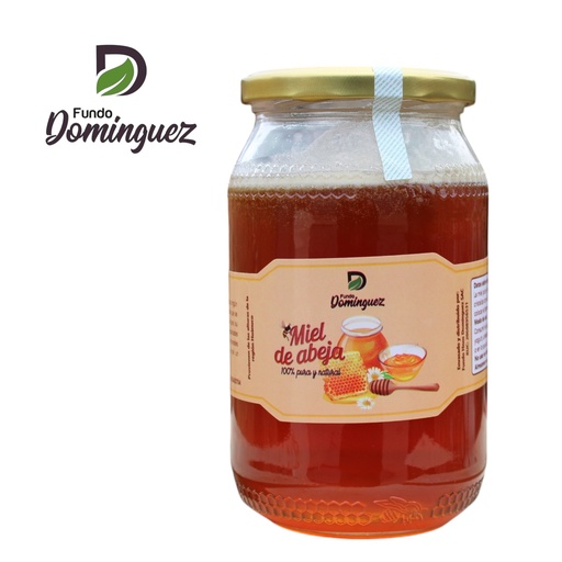 [MA02] MIEL DE ABEJA 1 KG POTE  VIDRIO / MA02